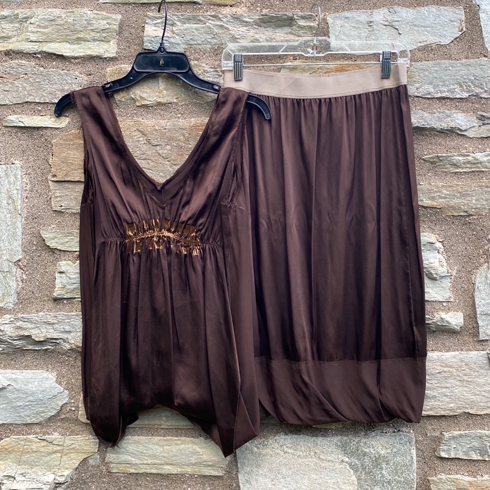 Rozae Nichols Silk Tank + Shirt